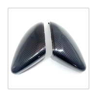 Carbon Fiber Side Rear View Mirror Cover Trim ABS Mirror Cover Car Accessories for Golf 7 MK7 2013-2020