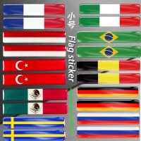 ▫✤✉ 3D Epoxy Reflective National Flag Sticker Decal Auto Motorcycle Accessories Colombia Belarus Brazil Australia Mexico Switzerland