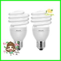 หลอดประหยัด PHILIPS TORNADO 24 วัตต์ WARMWHITE แพ็ก 2 ชิ้นCOMPACT BULB PHILIPS TORNADO 24W WARMWHITE 2PCS **คุ้มที่สุดแล้วจ้า**