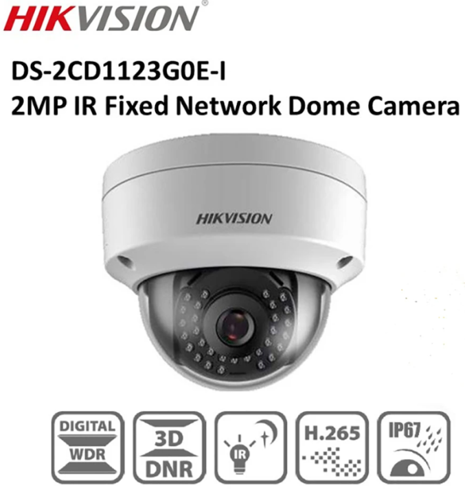 Hikvision Ds 2cd1123g0e I L 2mp Ir Fixed Dome Ip Camera Lazada Singapore