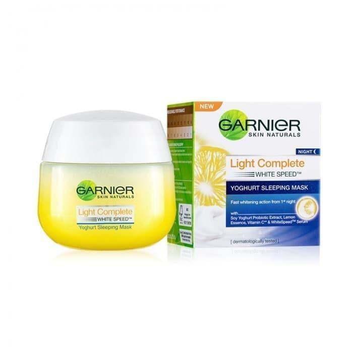 GARNIER Light Complete Yoghurt Sleeping Mask Night Cream 50ml Lazada Indonesia