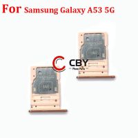 สำหรับ Samsung Galaxy A53ซิมช่องเสียบบัตรขนาด5กรัมที่ใส่ถาดช่องเสียบเครื่องอ่านการ์ด LKT37121อะไหล่ทดแทน