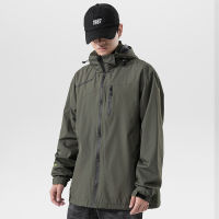 Mens Jacket New Outdoor Waterproof Windbreaker Jacket Detachable Hood Design L-6XL Warm and Windproof Mens Jacket Chaqueta