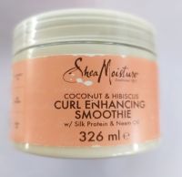 **The label of the product is defective. ** Shea Moisture Coconut &amp; Hibiscus Curl Enhancing Smoothie 326ml