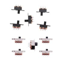 10 Pcs 50V 0.5A 3 Pin 2 Position On/OFF 1P2T SPDT Slide Switch 3 Pin