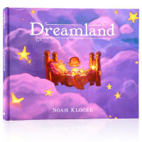 Dream English original picture book dreamland parent-child picture book sleeping books childrens imagination training childrens English Enlightenment early education cognitive picture story book 3-7 years old hardcover Noah klocek