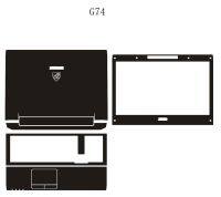 ไวนิลคาร์บอนไฟเบอร์แล็ปท็อปพิเศษสติ๊กเกอร์สกินปลอกสำหรับ ASUS G74SX G74SW G74S G75 G750 G752 GFX72 GFX71ขนาด17.3นิ้ว