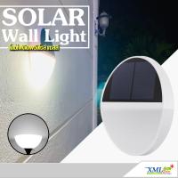 SEL ไฟโซล่าเซลล์ โคม ติดผนัง ทรงวงรี (Motion Sensor)(สีขาว)(แสง : ขาว) โคมไฟพลังแสงอาทิตย์   Solar light  พลังงานแสงอาทิตย์