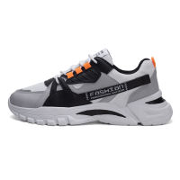 Lelaki Kasut Sukan Kasut high top versatile Korean fashion sports dad mens shoes mens white shoes casual running shoes heightening Board Shoes Sneaker