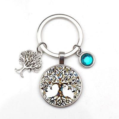 New 9-color Stone of Statement Keychain Photo Glass Pendant Jewelry Souvenir