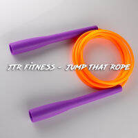 ORANGE Freestyle PVC 5mm Jump Rope - 18cm Handles - เชือกกระโดดออกกำลังกายและฝึกท่า Freestyle