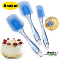 Anabeat Silikon Spatula Tiga Keping Alat Bakar Kim Kim Kengikis Silikon Spatula Kek Bakur Alat Kek Bakeware