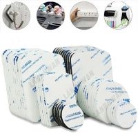 ◕㍿♕ 20-100pcs Multiple Sizes Tape Strong Pad Mounting Tape Black White Double Sided Tapes Self Adhesive EVA Foam Sticky Square Round