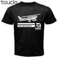 Men New Short Sleeve Hipster New Cessna Aircraft Aviation Skyhawk 172 Airplane T-Shirts Tee summer Tee Shirt XS-4XL-5XL-6XL