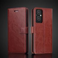 Case for OPPO Reno7 Z 5G Card Holder Cover Case Pu Leather Flip Cover Reno 7Z 5G Retro Wallet Phone Bag Fitted Case Business