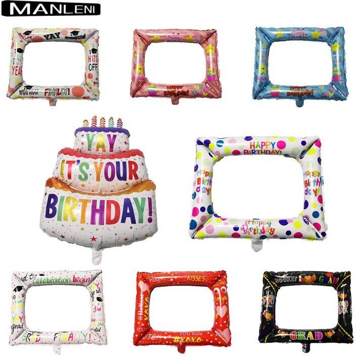 1pcs-thickened-birthday-photo-frame-aluminum-foil-balloon-happy-birthday-ballon-photo-props-wedding-party-decoration-baby-shower-adhesives-tape