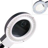 Ultra Bright High Efficiency 40 LED Lighted 3X 10X Desktop Magnifier Magnifying Glass for Soldering, Jewelry Design etc.