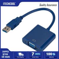 【Original】?USB 3.0ไปยังวิดีโอ VGA จออะแดปเตอร์1080P ตัวแปลงภายนอกหลายจอแสดงผล