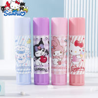 4ชิ้น Joytop ขนมพรรค Sanrio การ์ตูนกาวแข็งสำนักงานนักศึกษาเด็กกาว Kuromi Melody สติ๊กเกอร์กาว