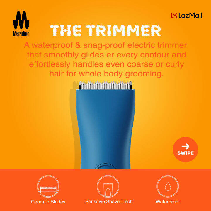 The Trimmer by Meridian Electric Waterproof Wet/Dry Groin & Body