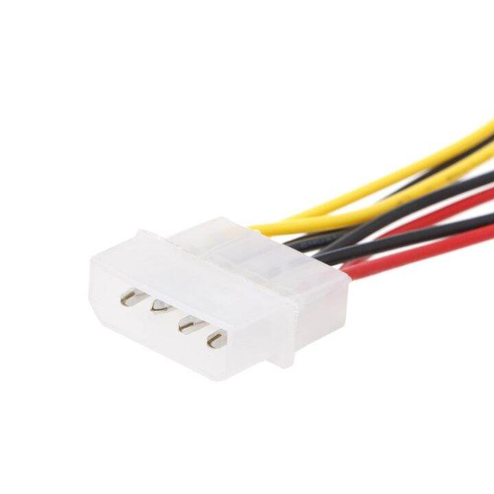 ide-molex-to-4x-3-pin-tx3-case-cooling-fan-power-adapter-converter-cable