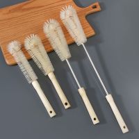 ┇卐 Cup brush cleaning long handle Wooden handle nylon bristles small brush cup cleaning bottle brush 3273