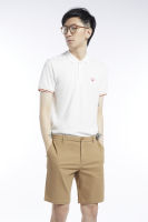 ESP เสื้อโปโลลายเฟรนช์ชี่ ผู้ชาย สีขาว | Frenchie Polo Shirt | 3713