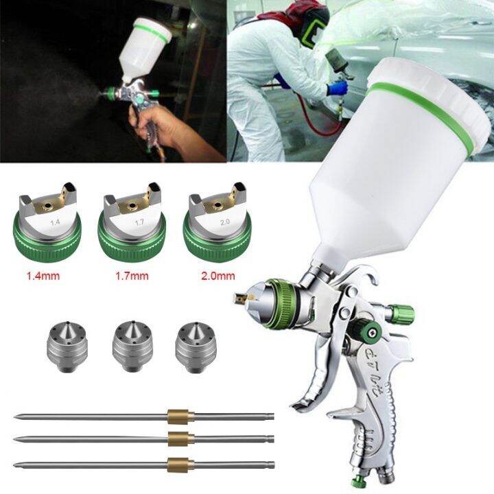 Hot Air Spray Paint Gun with Gravity Feed Spray Gun Paint Sprayer for