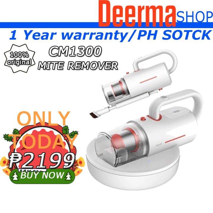 【factory outlet】 Deerma Vacuum Cleaner CM1300 Mite Remover Rechargeable