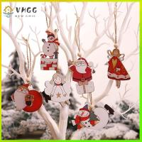 VHGG 2PCS/Set Gift Angel Snowman Xmas Tree Drop Ornaments Hanging Pendant Christmas Decorations