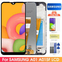 5.7 หน้าจอแสดงผล A01,สำหรับเหมาะสำหรับ Samsung Galaxy A01 A015 A015F A015G จอแสดงผล LCD Touch Screen Digitizer Assembly Replacement