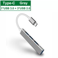 4พอร์ต USB 3.0ฮับ USB USB ตัวแยกฮับความเร็วสูงชนิด C 5Gbps อุปกรณ์เสริมสำหรับคอมพิวเตอร์พีซีฮับหลายพอร์ทฮับ USB USB พอร์ต2.0สำหรับ XIAOMI