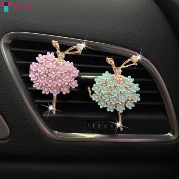 Cute Gifts Pink Car Decor Accessories for Women Teens, 6pcs Car Scent Air  Fresheners Vent Clips, Girly Daisy Flower Decorations Interior Aesthetic  Things, Car Perfume Stuff for Her Mom Girls 