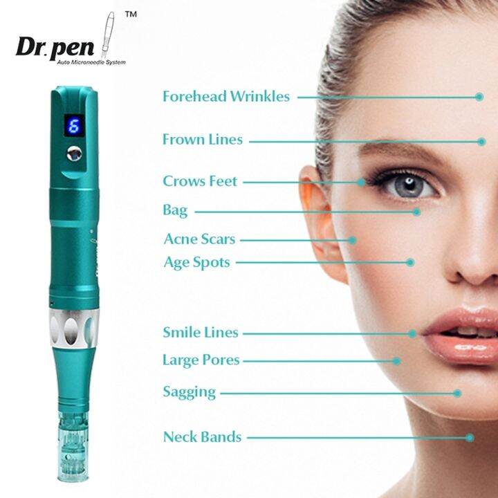 dr-pen-a6s-professional-microneedling-with-12pcs-needle-cartridge-dermapen-micro-needle-skin-care-tools