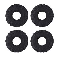 4PCS 62Mm 1.0 Inch Wheel Tires Soft Mud Terrain Rubber Tyres for 1/24 RC Crawler Car Axial SCX24 Gladiator Bronco Parts