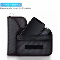 Signal Blocking Faraday Bag Anti-Radiation Anti-Hacking Tracking For Cell Phones GPS RFID Car Key FOB EMF Case Storage Bags