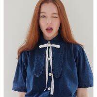 ‼️สีNAVY พร้อมส่ง28 ส.ค ploy denim shirt เสื้อยีนส์