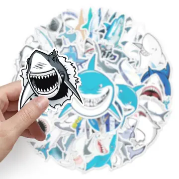 Những chiếc sticker cá mập cute nhỏ xinh cho cuộc sống thêm sáng tạo
