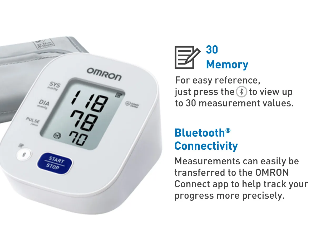 Omron HEM 7143T1 Digital Bluetooth Blood Pressure Monitor