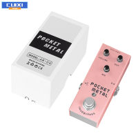 Pocket Metal Guitar Pedal Mini Electric Effects Pedals Single Distortion Sounds Guitar Accessories True Bypass