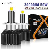 Hlxg H7 LED C An BUS H1หลอดไฟ30000LM 9006 HB3 HB4โคมไฟ360 LED ไฟหน้ารถแสง