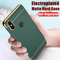 【คลังสินค้าพร้อม】สำหรับ Xiaomi Mi Max 3 6.9นิ้ว Slim Fit Matte Hard PC Case Edge Electroplated ผิวรู้สึก Anti-Scratch กันกระแทกฝาหลังผิว