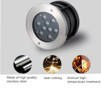 3W 5W 7W 9W Outdoor Floor Lighting Recessed Outdoor Led Spot Led Deck Lights White Warm White underground led light 110V 220V