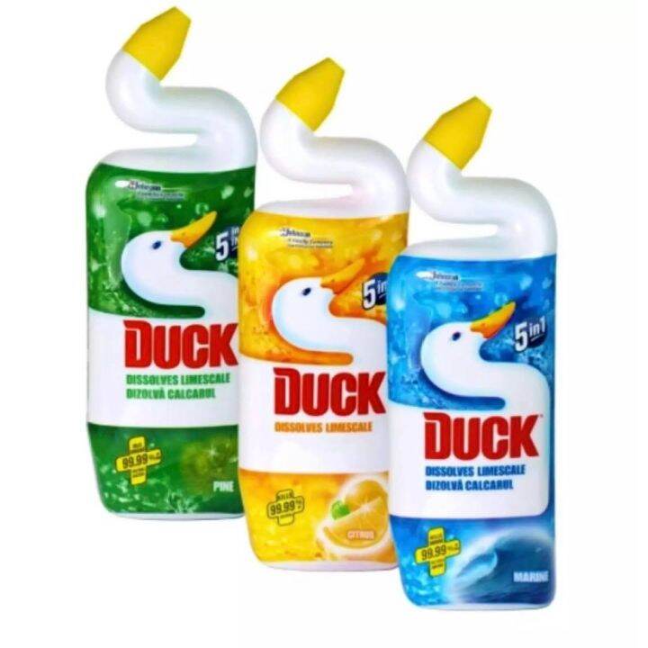 【READY STOCK】 Duck Marine CITRUS PINE 5in1 Liquid Toilet Cleaner