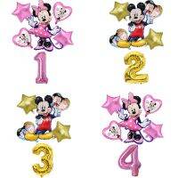 （koko party supplies） MickeyMouse ฟอยล์ BalloonsHappy ตกแต่งงานเลี้ยงวันเกิดทารกฝักบัว32นิ้วจำนวนบอลลูน SetGlobos