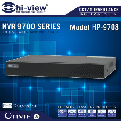 เครื่องบันทึก (NVR) Hi-view รุ่น HP-9708 8Ch.