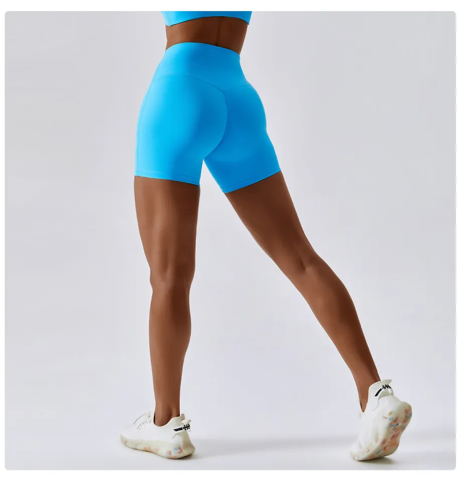 Women's Yoga Shorts Nude Feeling Gym Shorts Quick Dry Leggings Gym