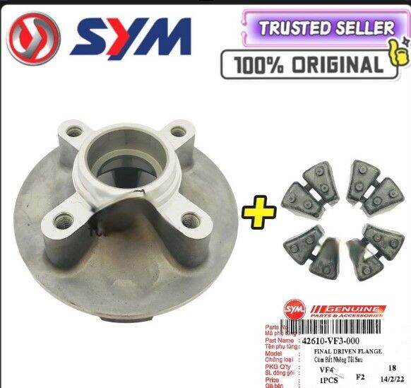 100 Original Sym Vf3i Clutch Hub Sprocket Hub Rubber Getah Hub Spocket Lazada 8870