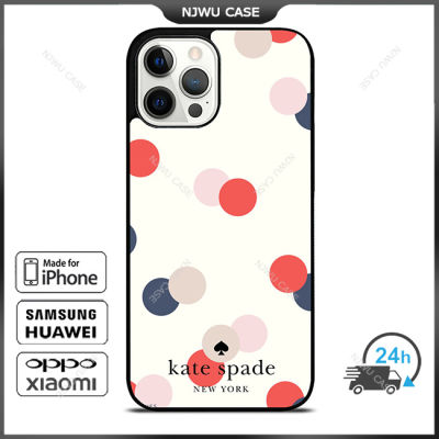 KateSpade 0135 Phone Case for iPhone 14 Pro Max / iPhone 13 Pro Max / iPhone 12 Pro Max / XS Max / Samsung Galaxy Note 10 Plus / S22 Ultra / S21 Plus Anti-fall Protective Case Cover