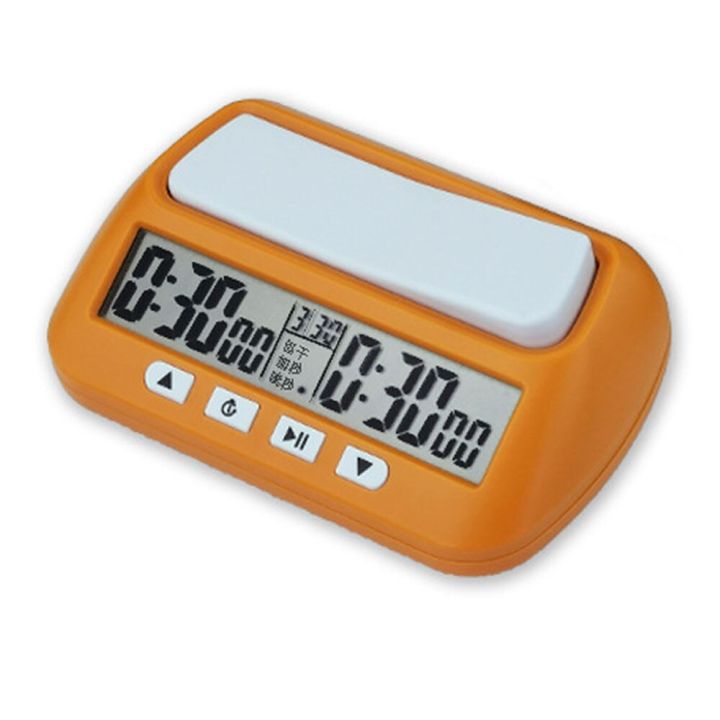 นาฬิกาเล่นหมากรุกมืออาชีพแผงอิเล็กทรอนิกส์เกมหมากรุกติจิตอลเครื่องวัดชั่วโมงขนาดกะทัดรัด Count Up Timer เกมนาฬิกาจับเวลา Drop Shipping